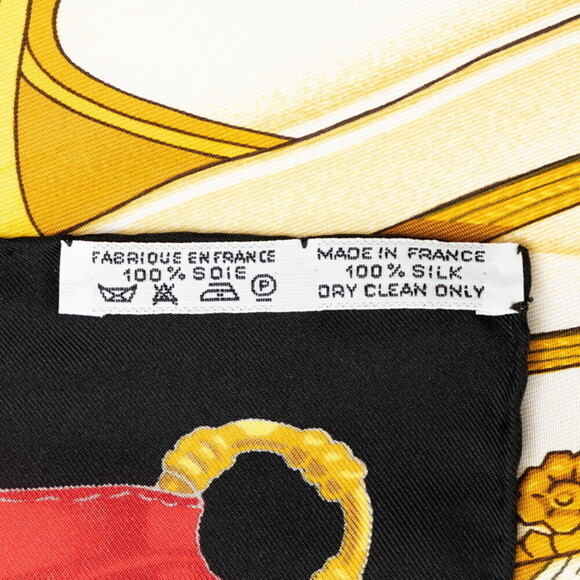 Authentic Hermes Carré Soleil de Soie Silk Scarf - Picture 5 of 5